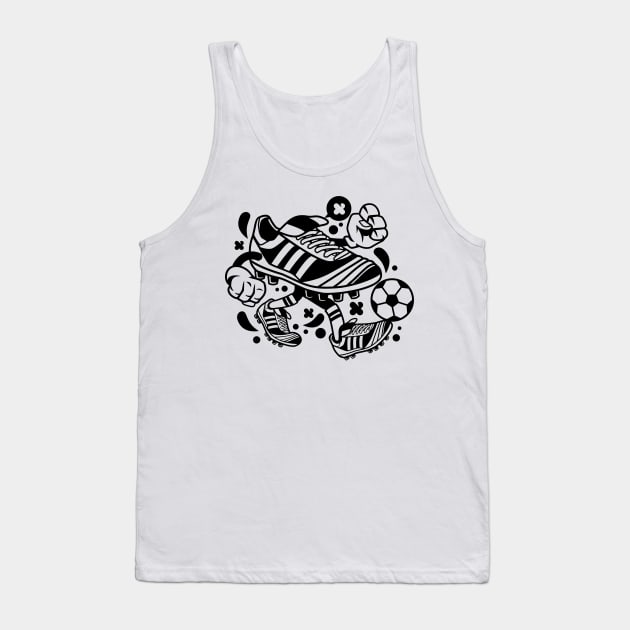 Super soccer player Tank Top by Superfunky